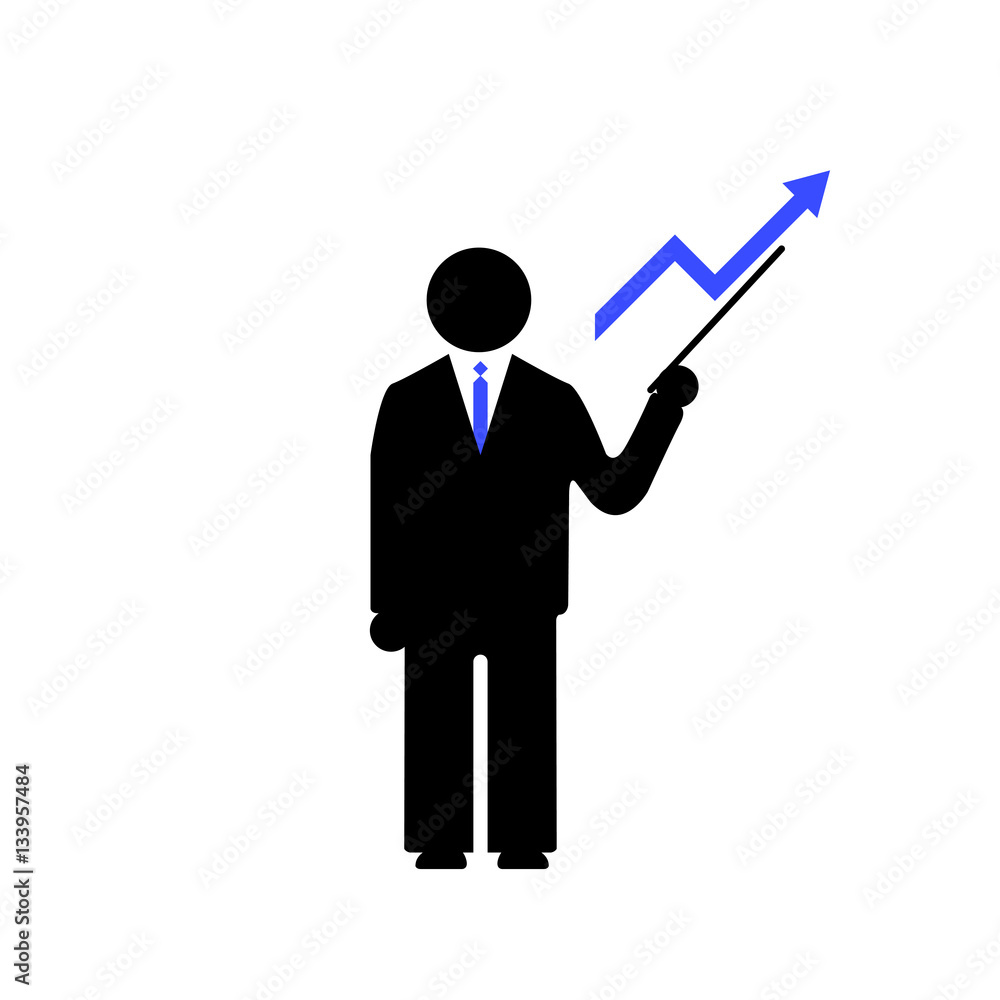 Isolated business icon Isolated business icon