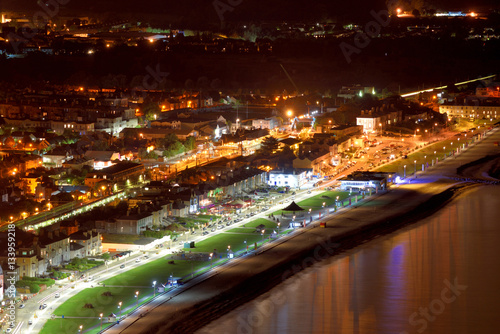 Canvas Print Bray by night