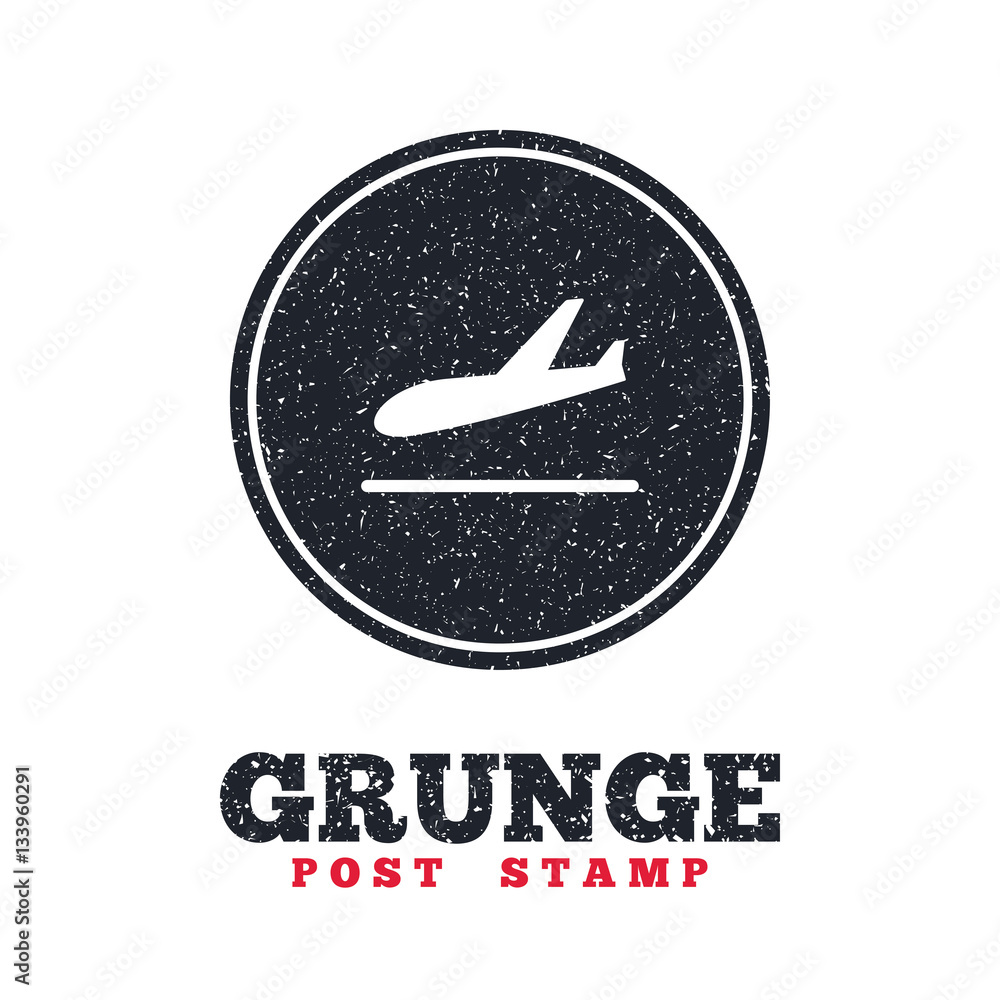 Plane landing icon. Airplane transport symbol. Plane landing icon. Airplane transport symbol.