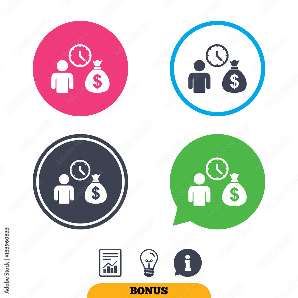 Bank loans sign icon. Get money fast symbol. Bank loans sign icon. Get money fast symbol.