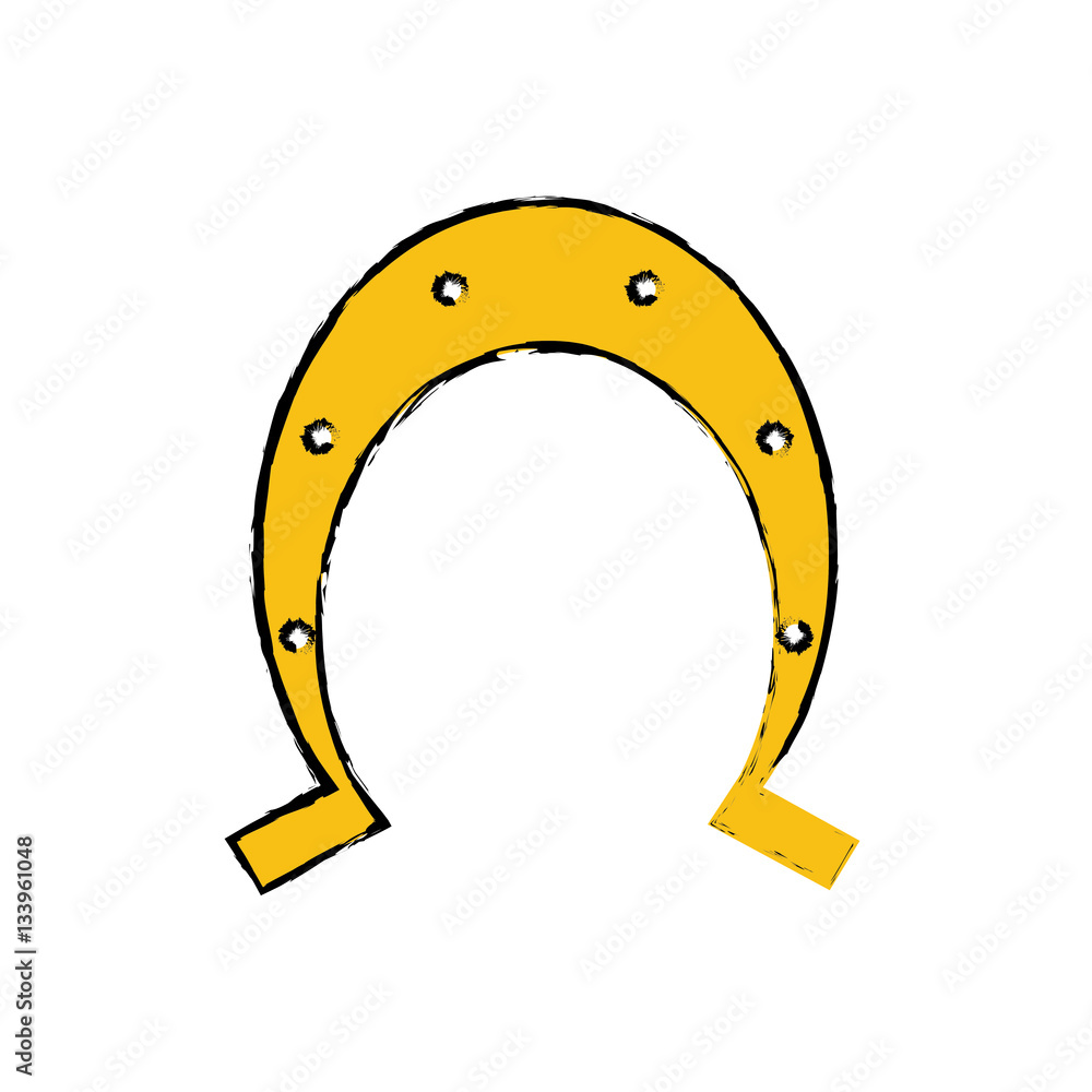 cartoon st patrick day golden horseshoe lucky symbol vector illustration eps 10 cartoon st patrick day golden horseshoe lucky symbol vector illustration eps 10
