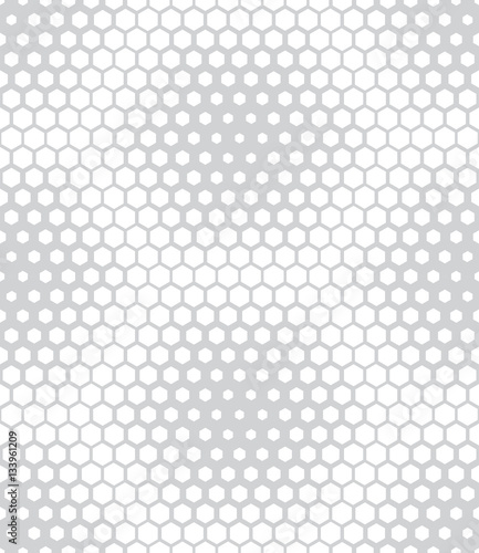abstract geometric graphic seamless hexagon pattern background