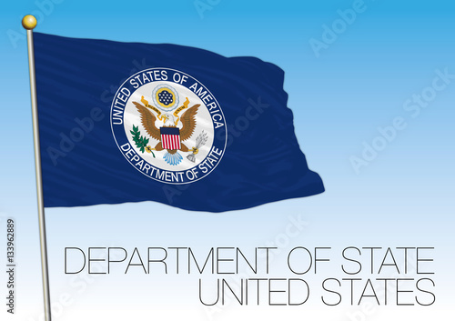 USA, flag of the Department of State