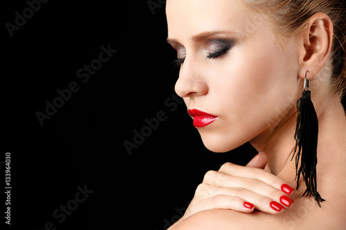 Portrait of beautiful young...