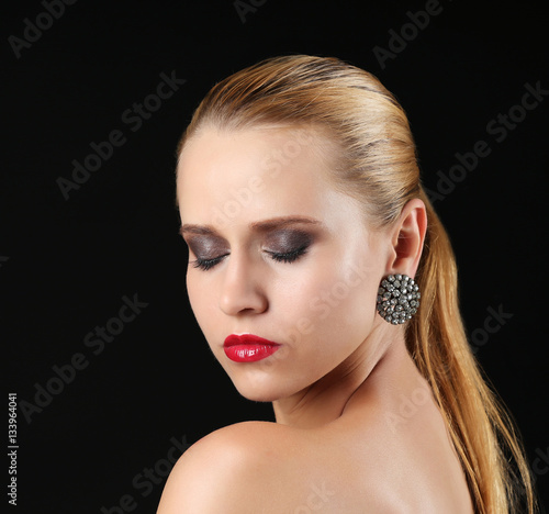 Portrait of beautiful young...