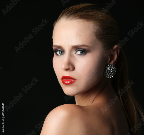 Portrait of beautiful young...