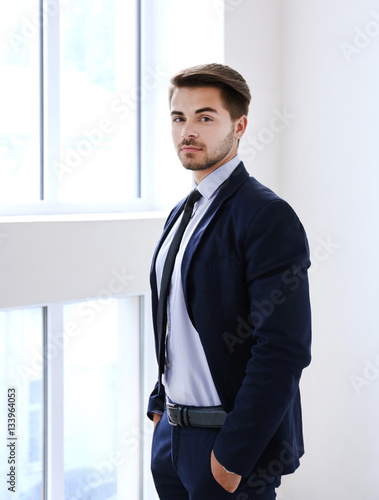 Young businessman in office...