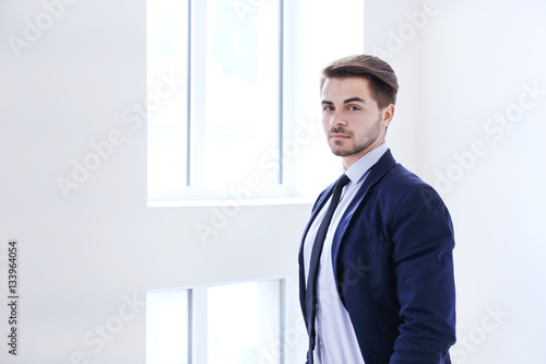 Young businessman in office...