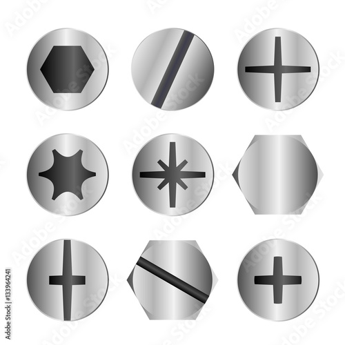 Bolt And Screw Heads