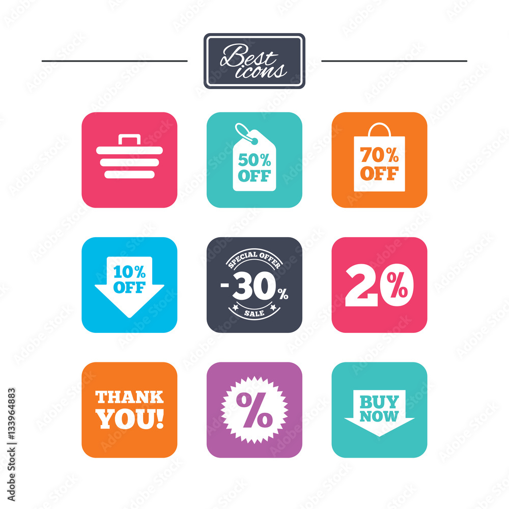Sale discounts icon. Shopping, deal signs. Sale discounts icon. Shopping, deal signs.