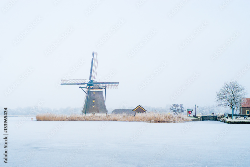 Obraz premium Freezing Holland