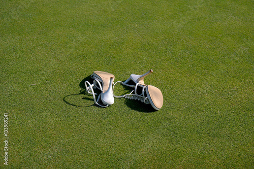 Shoes on Golf Course