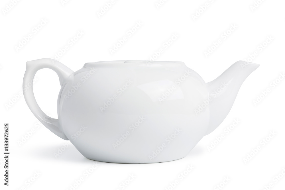 Milk pitcher ceramic white for serving tea or coffee. empty milk Milk pitcher ceramic white for serving tea or coffee. empty milk