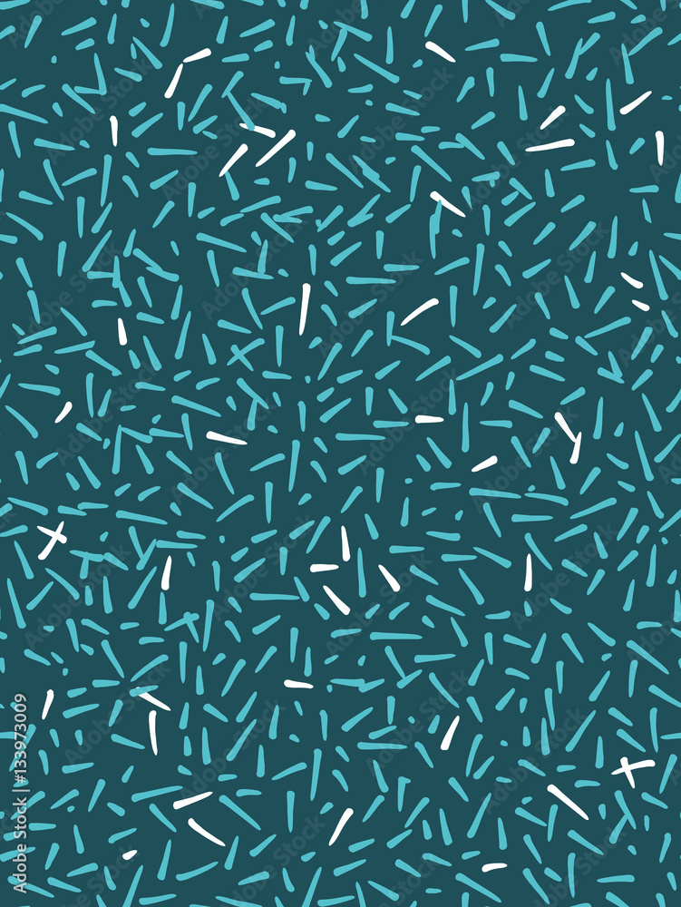 Seamless pattern in white and blue colors. Ink and brush. Hand drawn. Vector illustration. Seamless pattern in white and blue colors. Ink and brush. Hand drawn. Vector illustration.