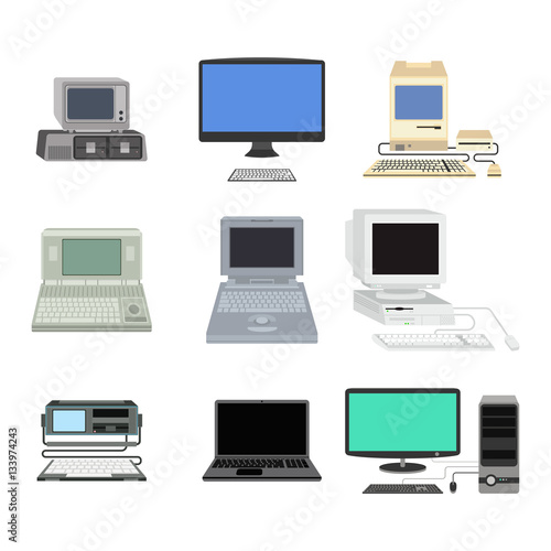 Computer vector illustration.