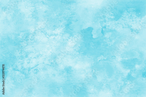 Fototapeta Niebieskim tle akwarela wektor. Abstrakcjonistyczny ręki farby kwadrata plamy tło