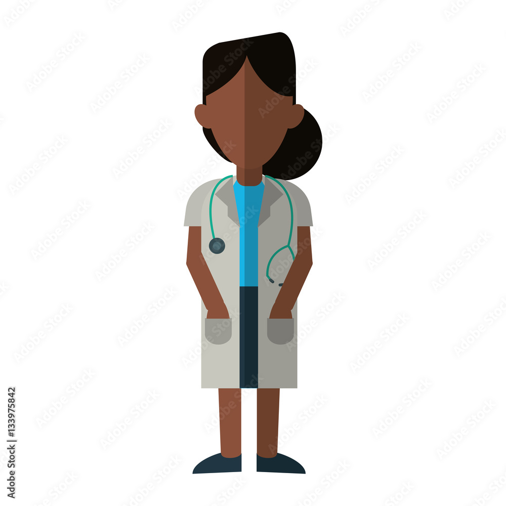 doctor woman afro medicine science help vector illustration eps 10 doctor woman afro medicine science help vector illustration eps 10