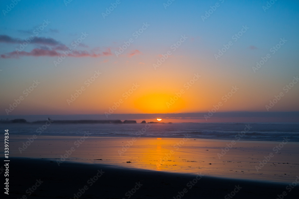Sunset At Coast