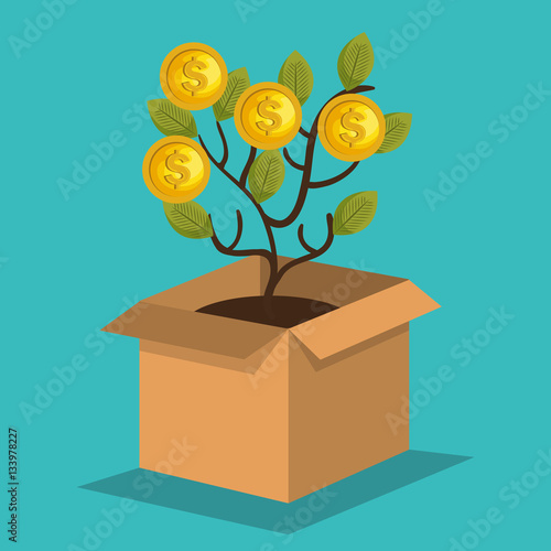 crowd funding concept icon vector illustration design
