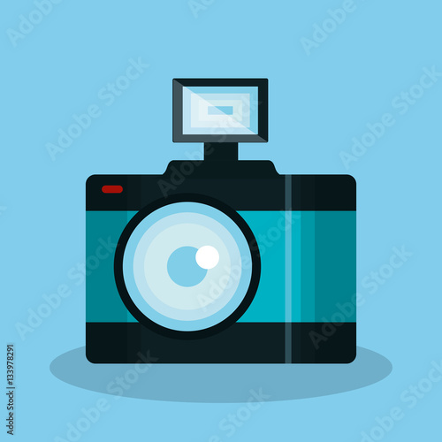 camera photographic isolated icon vector illustration design