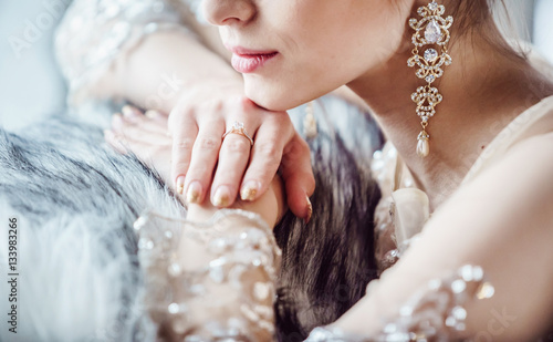 Obraz na płótnie beautiful bridal