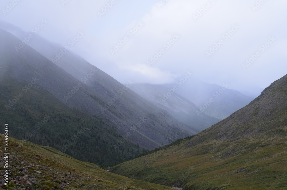 The harsh and majestic Sayan mountains. The harsh and majestic Sayan mountains.