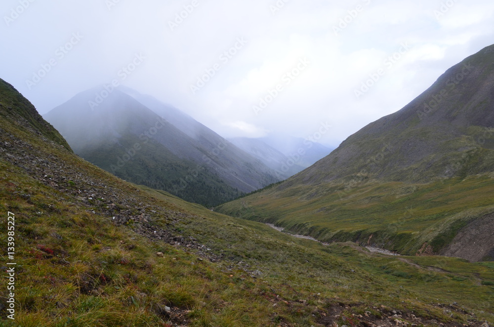 The harsh and majestic Sayan mountains. The harsh and majestic Sayan mountains.