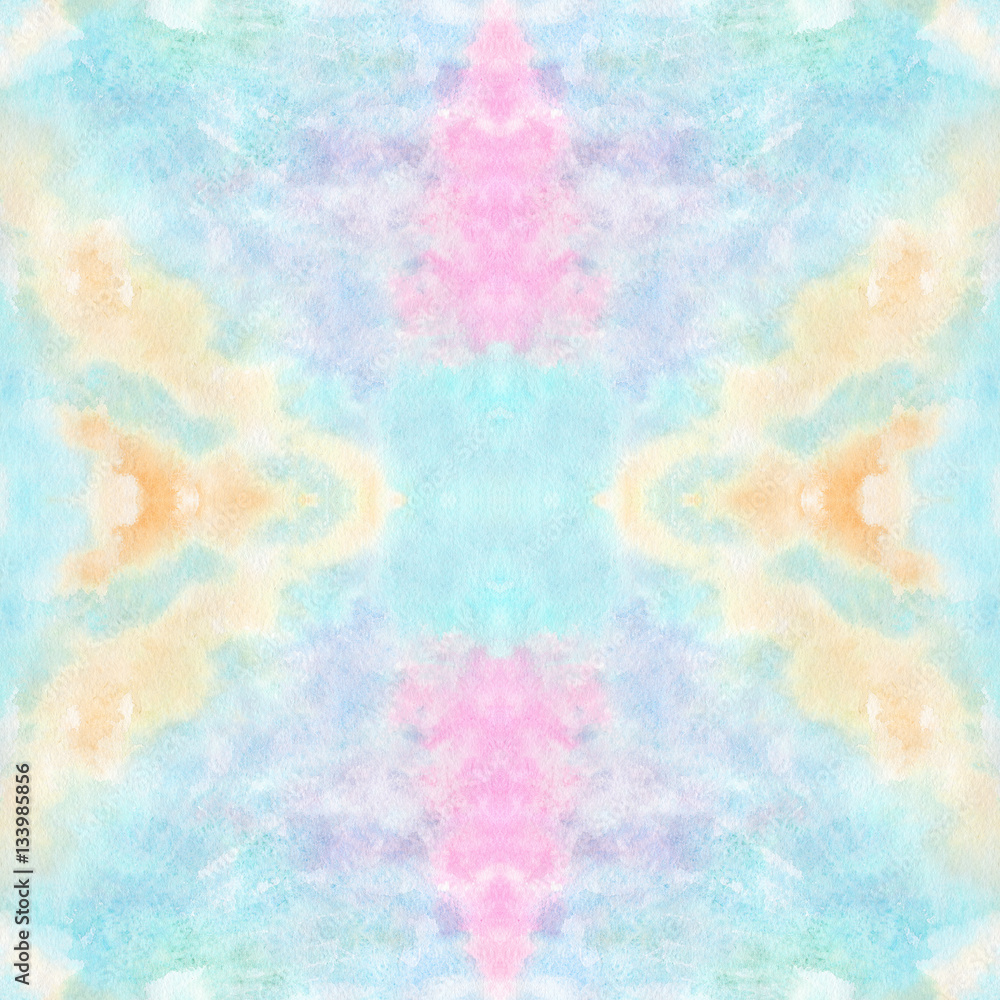 Obraz premium Watercolor background. Wallpaper. Decorative composition. Seamless pattern.