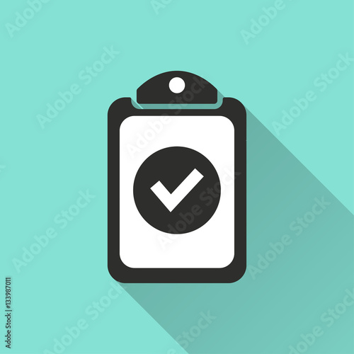 Clipboard - vector icon.
