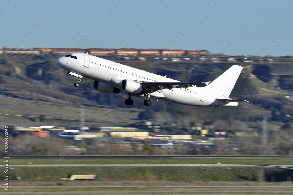 Airbus despegando Airbus despegando