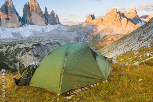 Camping in high mountains © Kotangens