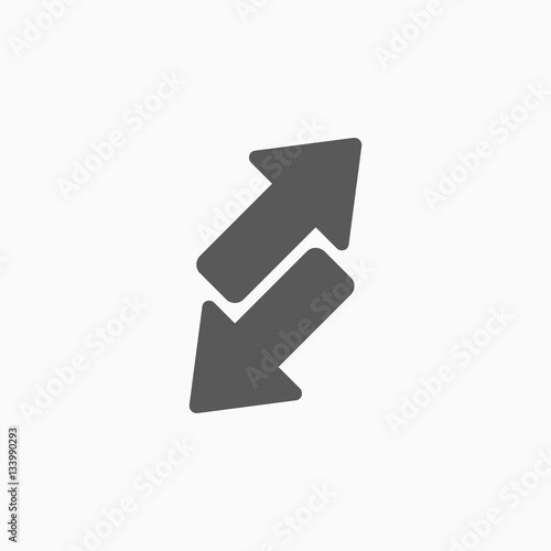arrow transfer icon