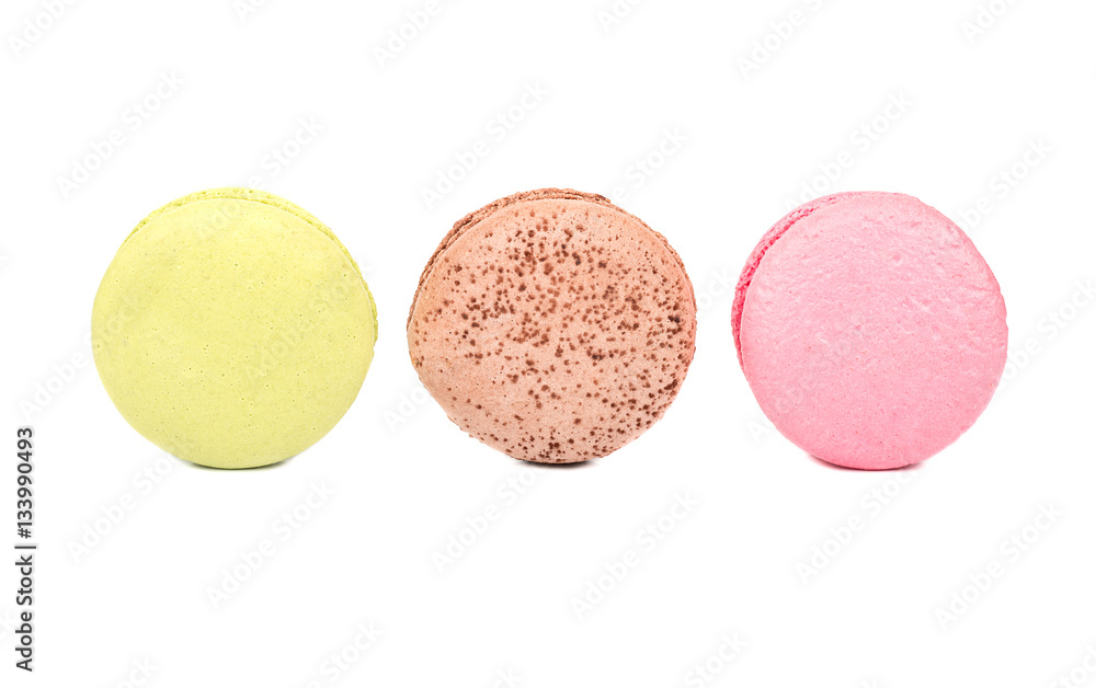 Three multicolored macaroon Three multicolored macaroon