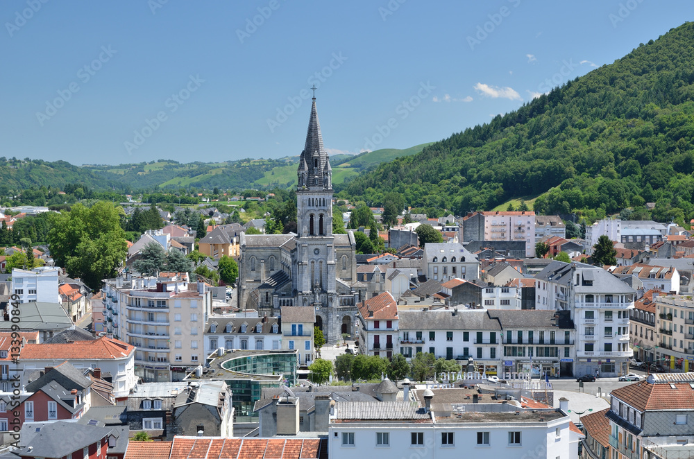 Summer view of Lourdes