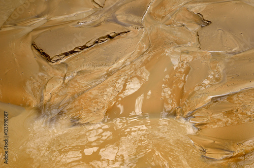 Fotografie, Obraz Sandy sediments after the mudslide