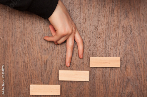 Personal development, personal and career growth, progress and potential concepts. 