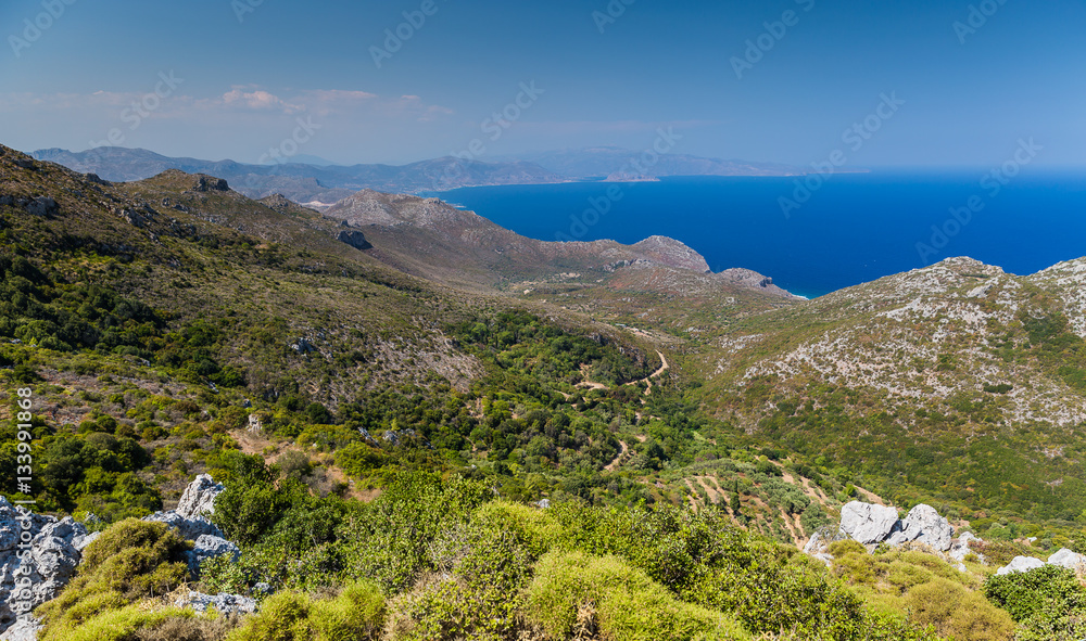 Mountain landscape near Neapoli Vion City