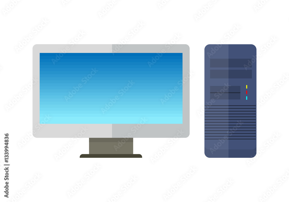 Computer Monitor with Computer System Unit Computer Monitor with Computer System Unit