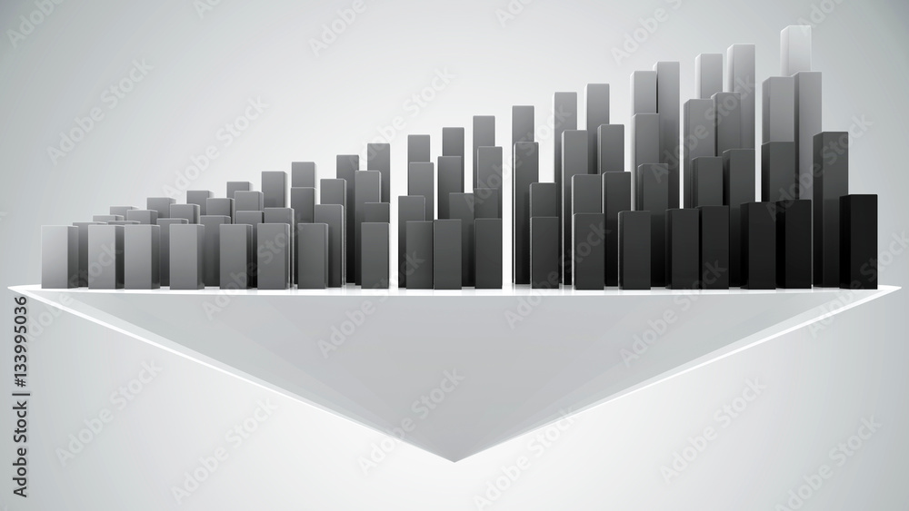 Obraz premium Growing city