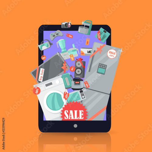 Online Supermarket Sale Appliances in Suitcase