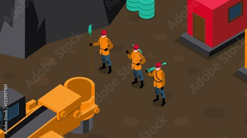 Wallpaper Mural Work in mine video animation footage Torontodigital.ca