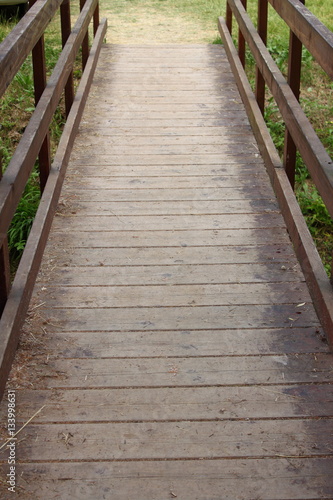 Wood bridge