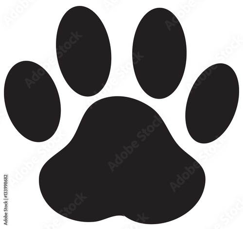 Paw Print Dog Paw Vector