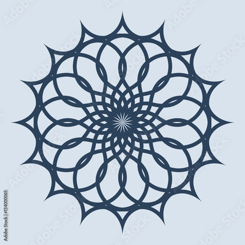 Abstract pattern illustration in arabian style. Vector illustration