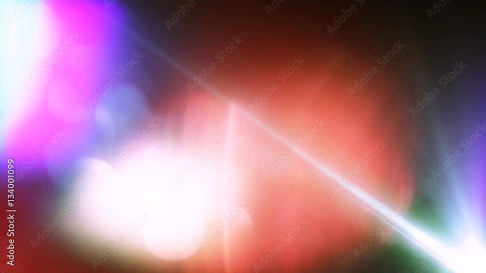 Bokeh Lights With Lens Flare And Cinematic Scratches Bokeh Lights With Lens Flare And Cinematic Scratches