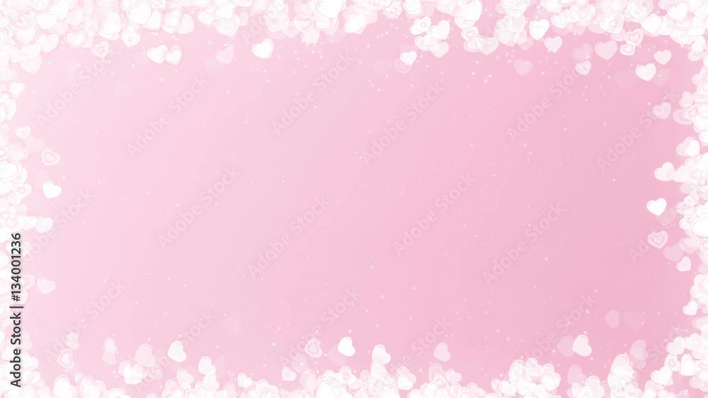 Abstract saint valentines day rose background. Computer generated seamless loop video frame with flying hearts. Abstract saint valentines day rose background. Computer generated seamless loop video frame with flying hearts.