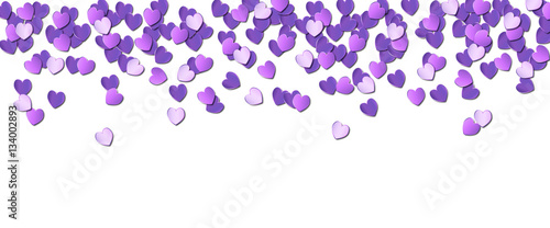 Regen aus violetten Herzen - Hintergrund