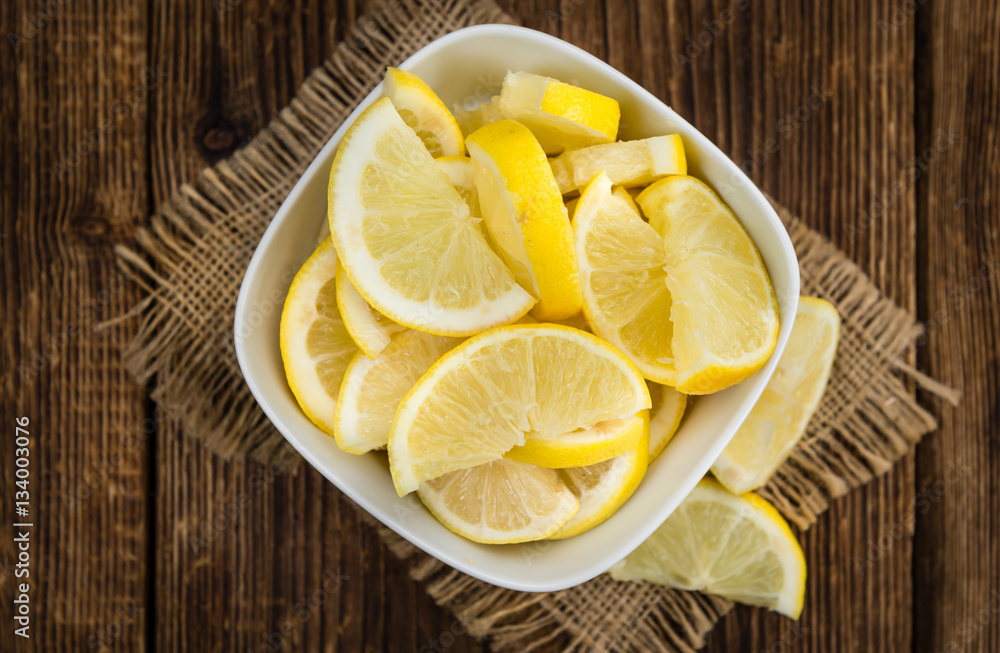 Portion of Lemon Slices Portion of Lemon Slices