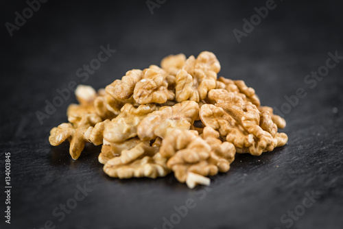 Walnut kernels (selective focus)