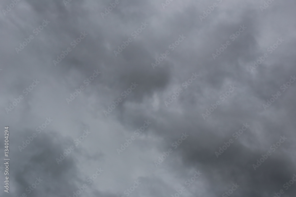 Overcast sky of rain clouds forming in the sky in concept of cli Overcast sky of rain clouds forming in the sky in concept of cli